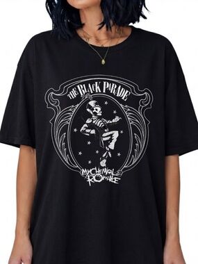 My Chemical Romance The Black Parade Skeleton Marching Band Vintage T-Shirt